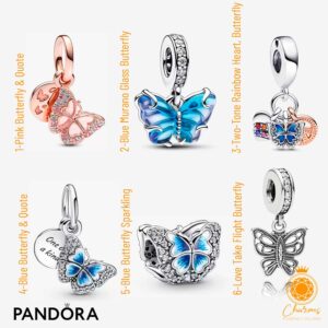 Blue-Murano-Glass-Butterfly-Sparkling-Charm