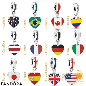 Countries-Flags-Charm-Pandora