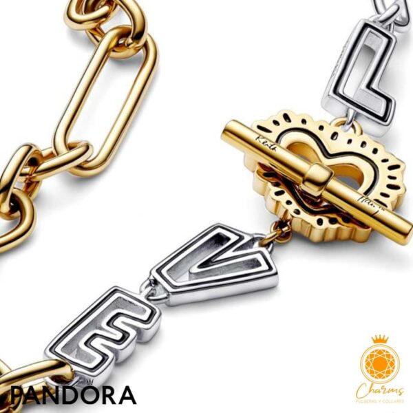 Keith Haring™ X Pandora Two-Tone Love Links Bracelet
