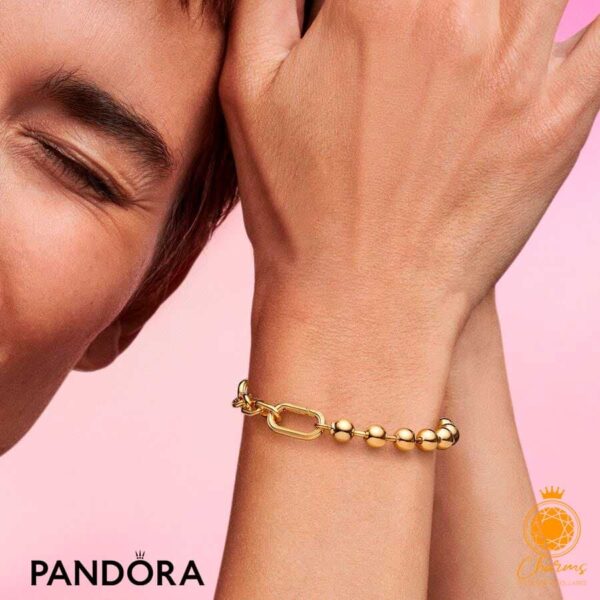 562793C00_Gold-Pandora-Me-Metal-Bead-&Amp;-Link-Chain-Bracelet