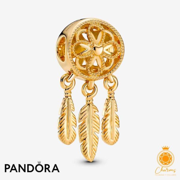 Pandora Gold Spiritual Dreamcatcher Charm